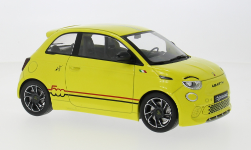 Fiat 500e Abarth 2024 Lichtgeel - 1:18